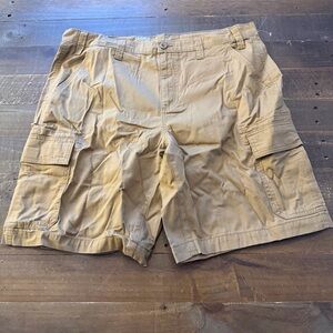 Eddie Bauer Tan Cotton RipStop Cargo Shorts
